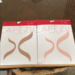 Capezio ultra soft bundle of 2 adult dance tights
